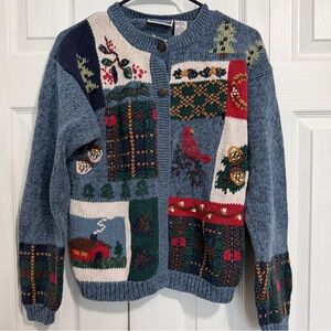 North Crest Knit Cardigan Sweater